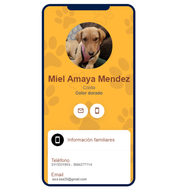 Placa de identificación QR - Imagen 2
